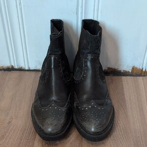 Geox Brown Leather Kid's Boots